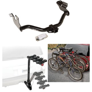 Custom Fit Trailer Hitch 4 Bike Carrier Installation Hardware Installation Instructions 75751 63124 Draw-Tite Trailer Hitch 4 Bike Rack 05-12 Escape Mazda Tribute Mercury Mariner Approved Recreational Offroad Use Carrier Adult Woman or Child Bicycles Fol Trailer Hitch w/ 4 Bike Rack For 05-12 Ford Escape Mazda Tribute Mercury Mariner Approved for Recreational & Offroad Use Carrier for Adult Woman or Child Bicycles Foldable