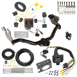 Custom Fit Trailer Hitch Wiring Harness (Plug & Play) Trailer Connector Adapter Brake Control Wiring Kit Circuit Breaker Installation Hardware Installation Instructions 75751 85343 20506 7012a 118551 Draw-Tite Trailer Hitch 7-Way RV Wiring 08-12 Esca Trailer Hitch w/ 7-Way RV Wiring For 08-12 Ford Escape 08-11 Mazda Tribute 05-11 Mercury Mariner Class 3 2" Receiver All Models