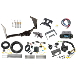 Trailer Hitch Tow Package Prodigy P3 Brake Control For 17-18 Ford Escape w/ 7-Way RV Wiring 2" Drop Mount 2" Ball Class 3 2" Receiver Draw-Tite Tekonsha