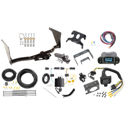 Trailer Hitch Tow Package Prodigy P3 Brake Control For 19-19 Ford Escape w/ 7-Way RV Wiring 2" Drop Mount 2" Ball Class 3 2" Receiver Draw-Tite Tekonsha