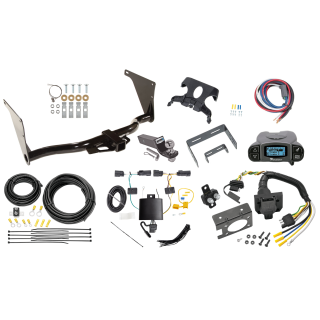 Trailer Hitch Tow Package Prodigy P3 Brake Control For 19-19 Ford Escape w/ 7-Way RV Wiring 2" Drop Mount 2" Ball Class 3 2" Receiver Draw-Tite Tekonsha