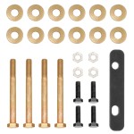 Trailer Tow Hitch Hardware Fastener Kit For 13-18 Hyundai Santa Fe Sport 5Passenger 14-15 Kia Sorento