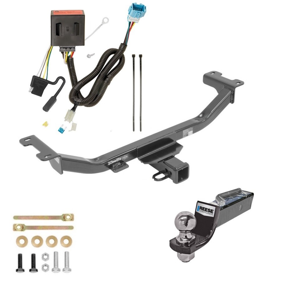 Custom Fit Trailer Hitch Wiring Harness (Plug & Play) 2" Drop Ball-Mount w/ Pin/Clip 2" Chrome Ball Installation Hardware Installation Instructions 75784 118569 21536 Draw-Tite Tow Package 13-18 Acura RDX Trailer Hitch Wiring 2" Drop Mo Tow Package For 13-18 Acura RDX Trailer Hitch w/ Wiring 2" Drop Mount 2" Ball 2" Receiver