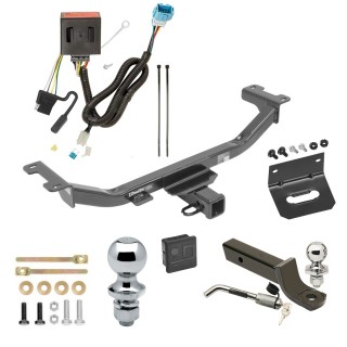 Custom Fit Trailer Hitch Wiring Harness (Plug & Play) 2" Drop Ball-Mount w/ Locking Pin/Clip 2" Chrome Ball 4-Flat Mounting Bracket 1-7/8" Chrome Ball Rubber Hitch Plug Cover Installation Hardware Installation Instructions 75784 118569 Ultimate Tow Package For 13-18 Acura RDX Trailer Hitch w/ Wiring 2" Drop Mount Dual 2" and 1-7/8" Ball Lock Bracket Cover 2" Receiver