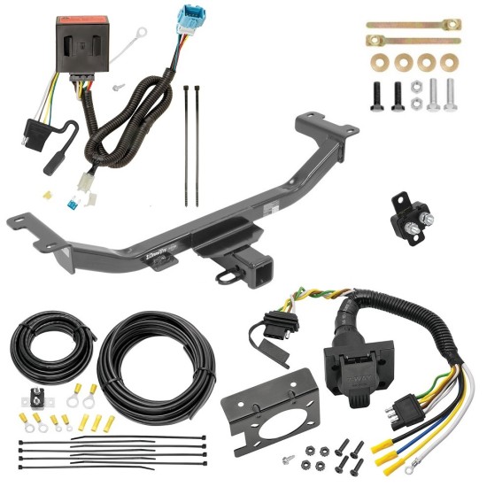Custom Fit Trailer Hitch Wiring Harness (Plug & Play) Trailer Connector Adapter Brake Control Wiring Kit Circuit Breaker Installation Hardware Installation Instructions 75784 85343 20506 7012a 118569 Draw-Tite Trailer Hitch 7-Way RV Wiring 13-18 Acura Trailer Hitch w/ 7-Way RV Wiring For 13-18 Acura RDX Class 3 2" Receiver All Models
