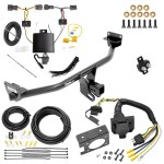 Custom Fit Trailer Hitch Wiring Harness (Plug & Play)Trailer Connector Adapter Brake Control Wiring Kit Circuit Breaker Installation Hardware Installation Instructions 75836 85343 20506 7012a 118812 Draw-Tite Trailer Hitch 7-Way RV Wiring 19-21 Hyunda Trailer Hitch w/ 7-Way RV Wiring For 19-21 Hyundai Tucson Class 3 2" Receiver