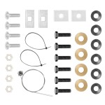Trailer Tow Hitch Hardware Fastener Kit For 14-18 Jeep Cherokee Trailhawk 2" Receiver Trailer Tow Hitch Hardware Fastener Kit For 14-18 Jeep Cherokee Trailhawk 2" Receiver