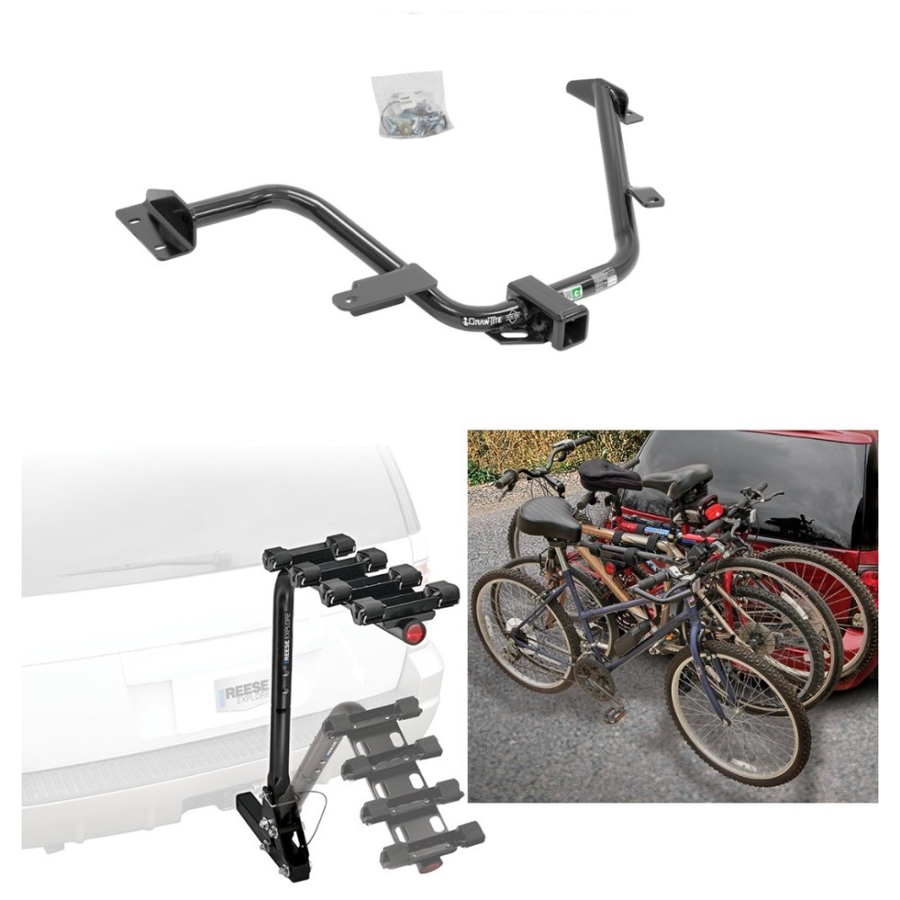 Trailer Hitch w/ 4 Bike Rack For 1518 Chevy City Express