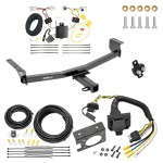 Custom Fit Trailer Hitch Wiring Harness (Plug & Play) Trailer Connector Adapter Brake Control Wiring Kit Circuit Breaker Installation Hardware Installation Instructions 75902 85343 20506 7012a 118480 Draw-Tite Trailer Hitch 7-Way RV Wiring 08-20 Nissa Trailer Hitch w/ 7-Way RV Wiring For 08-20 Nissan Rogue 2014 Rogue Select Class 3 2" Receiver