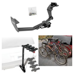 Trailer Hitch w/ 4 Bike Rack For 19-20 Hyundai Santa Fe 16-20 KIA Sorento Approved for Recreational & Offroad Use Carrier for Adult Woman or Child Bicycles Foldable Trailer Hitch w/ 4 Bike Rack For 19-20 Hyundai Santa Fe 16-20 KIA Sorento Approved for Recreational & Offroad Use Carrier for Adult Woman or Child Bicycles Foldable