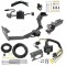 Trailer Hitch Tow Package w/ 7-Way RV Wiring For 19-20 Hyundai Santa Fe w/ 2" Drop Mount 2" Ball Class 3 2" Receiver All Models 