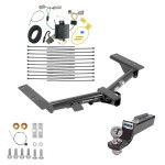 Tow Package For 15-23 Ford Transit-350 Trailer Hitch w/ Wiring 2" Drop Mount 2" Ball 2" Receiver Tow Package For 15-23 Ford Transit-350 Trailer Hitch w/ Wiring 2" Drop Mount 2" Ball 2" Receiver