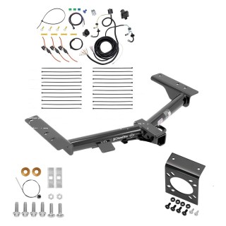 Trailer Hitch w/ 7-Way RV Wiring For 15-23 Ford Transit 350 Class 3 2" Receiver Except Single Rear Wheel w/148" Wheelbase Trailer Hitch w/ 7-Way RV Wiring For 15-23 Ford Transit 350 Class 3 2" Receiver Except Single Rear Wheel w/148" Wheelbase