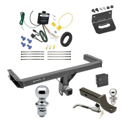 Ultimate Tow Package For 11-12 Audi Q5 15-24 Porsche Macan Trailer Hitch w/ Wiring 2" Drop Mount Dual 2" and 1-7/8" Ball Lock Bracket Cover 2" Receiver 