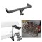 Trailer Hitch w/ 4 Bike Rack For 11-17 Audi Q5 14-17 SQ5 15-23 Porshe Macan Approved for Recreational & Offroad Use Carrier for Adult Woman or Child Bicycles Foldable