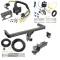 Trailer Hitch Tow Package w/ 7-Way RV Wiring For 11-12 Audi Q5 15-23 Porsche Macan w/ 2" Drop Mount 2" Ball Class 3 2" Receiver All Models