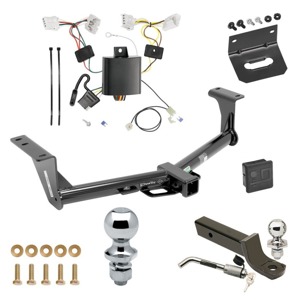 Ultimate Tow Package For 15-24 Nissan Murano Trailer Hitch w/ Wiring 2" Drop Mount Dual 2" and 1-7/8" Ball Lock Bracket Cover 2" Receiver Ultimate Tow Package For 15-24 Nissan Murano Trailer Hitch w/ Wiring 2" Drop Mount Dual 2" and 1-7/8" Ball Lock Bracket Cover 2" Receiver