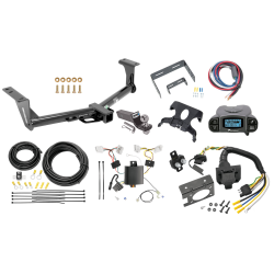 Trailer Hitch Tow Package Prodigy P3 Brake Control For 15-24 Nissan Murano w/ 7-Way RV Wiring 2" Drop Mount 2" Ball Class 3 2" Receiver Draw-Tite Tekonsha