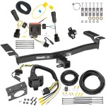 Custom Fit Trailer Hitch Wiring Harness (Plug & Play) Trailer Connector Adapter Brake Control Wiring Kit Circuit Breaker Installation Hardware Installation Instructions 75992 85343 20506 7012a 118519 Draw-Tite Trailer Hitch 7-Way RV Wiring 11-15 Linc Trailer Hitch w/ 7-Way RV Wiring For 11-15 Lincoln MKX Class 3 2" Receiver All Models
