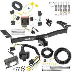 Trailer Hitch w/ 7-Way RV Wiring For 07-10 Ford Edge Lincoln MKX Class 3 2" Receiver  Trailer Hitch w/ 7-Way RV Wiring For 07-10 Ford Edge Lincoln MKX Class 3 2" Receiver