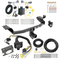 Trailer Hitch w/ 7-Way RV Wiring For 14-18 Jeep Cherokee Class 3 2" Receiver All Models  Trailer Hitch w/ 7-Way RV Wiring For 14-18 Jeep Cherokee Class 3 2" Receiver All Models