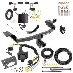 Trailer Hitch w/ 7-Way RV Wiring For 19-23 Jeep Cherokee Class 3 2" Receiver All Models  Trailer Hitch w/ 7-Way RV Wiring For 19-23 Jeep Cherokee Class 3 2" Receiver All Models