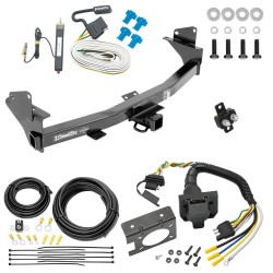 Trailer Hitch w/ 7-Way RV Wiring For 15-22 Chevrolet Colorado GMC Canyon Class 4 2" Receiver All Models  Trailer Hitch w/ 7-Way RV Wiring For 15-22 Chevrolet Colorado GMC Canyon Class 4 2" Receiver All Models