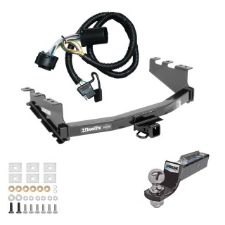 Custom Fit Trailer Hitch Wiring Harness (Plug & Play) 2" Drop Ball-Mount w/ Pin/Clip 2" Chrome Ball Installation Hardware Installation Instructions 76016 118384 21536 Draw-Tite Tow Package 14-18 Chevrolet Silverado GMC Sierra 1500 2019 (Old Tow Package For 14-18 Chevrolet Silverado GMC Sierra 1500 2019 (Old Body Style) Trailer Hitch w/ Wiring 2" Drop Mount 2" Ball 2" Receiver