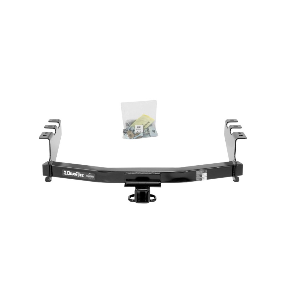 Trailer Hitch Tow Package w/ 7-Way RV Wiring For 14-19 Chevy Silverado GMC Sierra 1500 w/ 2" Drop Mount 2" Ball Class 4 2" Receiver 