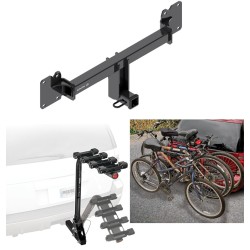 Trailer Hitch w/ 4 Bike Rack For 17-25 Jaguar F-Pace All Styles Approved for Recreational & Offroad Use Carrier for Adult Woman or Child Bicycles Foldable Trailer Hitch w/ 4 Bike Rack For 17-25 Jaguar F-Pace All Styles Approved for Recreational & Offroad Use Carrier for Adult Woman or Child Bicycles Foldable