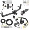 Custom Fit Trailer Hitch Wiring Harness (Plug & Play) 2" Drop Ball-Mount w/ Pin/Clip 2" Chrome Ball Trailer Connector Adapter Brake Control Wiring Kit Circuit Breaker Installation Hardware Installation Instructions 76028 85343 20506 7012a 1 Trailer Hitch Tow Package w/ 7-Way RV Wiring For 02-07 Saturn Vue w/ 2" Drop Mount 2" Ball Class 3 2" Receiver