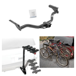Custom Fit Trailer Hitch 4 Bike Carrier Installation Hardware Installation Instructions 76031 63124 Draw-Tite Trailer Hitch 4 Bike Rack 13-21 Nissan Pathfinder 14-21 Infiniti QX60 13 JX35 Approved Recreational Offroad Use Carrier Adult Woman or Child Bic Trailer Hitch w/ 4 Bike Rack For 13-21 Nissan Pathfinder 14-21 Infiniti QX60 13 JX35 Approved for Recreational & Offroad Use Carrier for Adult Woman or Child Bicycles Foldable