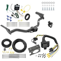 Trailer Hitch w/ 7-Way RV Wiring For 13-13 Infiniti JX35 Class 4 2" Receiver All Models  Trailer Hitch w/ 7-Way RV Wiring For 13-13 Infiniti JX35 Class 4 2" Receiver All Models