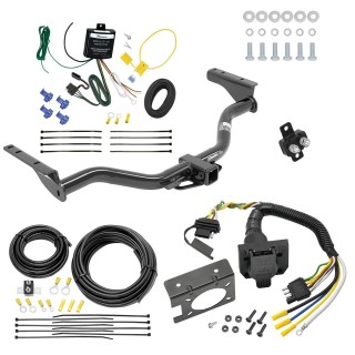 Custom Fit Trailer Hitch Wiring Harness (Requires Splicing) Trailer Connector Adapter Brake Control Wiring Kit Circuit Breaker Installation Hardware Installation Instructions 76031 85343 20506 7012a 119148 Draw-Tite Trailer Hitch 7-Way RV Wiring 13-13 Inf Trailer Hitch w/ 7-Way RV Wiring For 13-13 Infiniti JX35 Class 4 2" Receiver All Models
