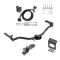 Trailer Hitch Tow Package w/ 7-Way RV Wiring For 11-19 Ford Explorer w/ 2" Drop Mount 2" Ball Class 3 2" Receiver Except Police Interceptors 