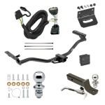 Custom Fit Trailer Hitch Wiring Harness (Plug & Play) 2" Drop Ball-Mount w/ Locking Pin/Clip 2" Chrome Ball 4-Flat Mounting Bracket 1-7/8" Chrome Ball Rubber Hitch Plug Cover Installation Hardware Installation Instructions 76034 118540 Ultimate Tow Package For 11-19 Ford Explorer Trailer Hitch w/ Wiring 2" Drop Mount Dual 2" and 1-7/8" Ball Lock Bracket Cover 2" Receiver