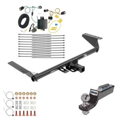 Trailer Tow Hitch For 17-20 Chrysler Pacifica Limited Touring L Plus Except Hybrid w/ Plug & Play Wiring  and 2" Ball Trailer Tow Hitch For 17-20 Chrysler Pacifica Limited Touring L Plus Except Hybrid w/ Plug & Play Wiring  and 2" Ball