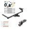 Trailer Tow Hitch For 17-20 Chrysler Pacifica Limited Touring L Plus Except Hybrid w/ Plug & Play Wiring  and 2" Ball