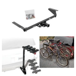 Custom Fit Trailer Hitch 4 Bike Carrier Installation Hardware Installation Instructions 76046 63124 Draw-Tite Trailer Hitch 4 Bike Rack 17-23 Chrysler Pacifica 20-23 Voyager 22-23 Grand Caravan Except Hybrid Approved Recreational Offroad Use Carrier Adul Trailer Hitch w/ 4 Bike Rack For 17-23 Chrysler Pacifica 20-23 Voyager 22-23 Grand Caravan Except Hybrid Approved for Recreational & Offroad Use Carrier for Adult Woman or Child Bicycles Foldable