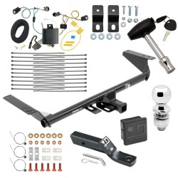 Trailer Tow Hitch For 17-20 Chrysler Pacifica Hybrid Deluxe Package Wiring 2" Ball and Lock Trailer Tow Hitch For 17-20 Chrysler Pacifica Hybrid Deluxe Package Wiring 2" Ball and Lock