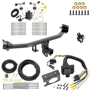 Custom Fit Trailer Hitch Wiring Harness (Plug & Play) Trailer Connector Adapter Brake Control Wiring Kit Circuit Breaker Installation Hardware Installation Instructions 76074 85343 20506 7012a 118698 Draw-Tite Trailer Hitch 7-Way RV Wiring 17-22 KIA Trailer Hitch w/ 7-Way RV Wiring For 17-22 KIA Sportage Class 3 2" Receiver
