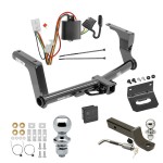 Custom Fit Trailer Hitch Wiring Harness (Plug & Play) 2" Drop Ball-Mount w/ Locking Pin/Clip 2" Chrome Ball 4-Flat Mounting Bracket 1-7/8" Chrome Ball Rubber Hitch Plug Cover Installation Hardware Installation Instructions 76084 118467 Ultimate Tow Package For 16-17 Subaru Crosstrek 13-15 XV Crosstrek Trailer Hitch w/ Wiring 2" Drop Mount Dual 2" and 1-7/8" Ball Lock Bracket Cover 2" Receiver