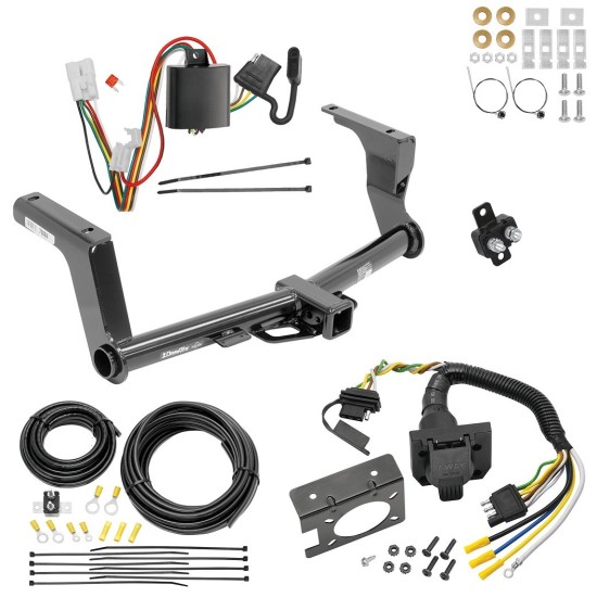 Custom Fit Trailer Hitch Wiring Harness (Plug & Play) Trailer Connector Adapter Brake Control Wiring Kit Circuit Breaker Installation Hardware Installation Instructions 76084 85343 20506 7012a 118467 Draw-Tite Trailer Hitch 7-Way RV Wiring 16-17 Subar Trailer Hitch w/ 7-Way RV Wiring For 16-17 Subaru Crosstrek 13-15 XV Crosstrek Class 3 2" Receiver All Models