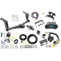 Trailer Hitch Tow Package Prodigy P3 Brake Control For 16-17 Subaru Crosstrek Hybrid w/ 7-Way RV Wiring 2" Drop Mount 2" Ball Class 3 2" Receiver Draw-Tite Tekonsha