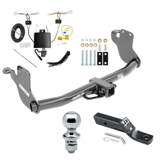Custom Fit Trailer Hitch Wiring Harness (Plug & Play) 2" Drop Ball-Mount w/ Pin/Clip 1-7/8" Chrome Ball Installation Hardware Installation Instructions 76098 118844 23 63816 Draw-Tite Trailer Tow Hitch 20-23 Mitsubishi Outlander Sport Exc PH Trailer Tow Hitch For 20-24 Mitsubishi Outlander Sport Exc PHEV 2" Receiver Complete Package w/ Wiring and 1-7/8" Ball