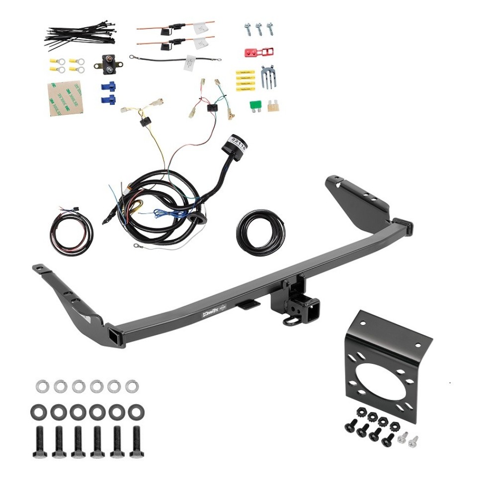 Custom Fit Trailer HitchTow Harness Wiring Package (7-Way) 7-Way Mounting Bracket Installation Hardware Installation Instructions 76112 22118 20212 Draw-Tite Trailer Hitch 7-Way RV Wiring 15-20 Toyota Sienna Class 3 2" Receiver Except SE 15 16 17 18 Trailer Hitch w/ 7-Way RV Wiring For 15-20 Toyota Sienna Class 3 2" Receiver Except SE
