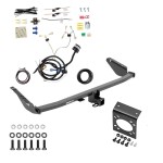 Custom Fit Trailer HitchTow Harness Wiring Package (7-Way) 7-Way Mounting Bracket Installation Hardware Installation Instructions 76112 22118 20212 Draw-Tite Trailer Hitch 7-Way RV Wiring 15-20 Toyota Sienna Class 3 2" Receiver Except SE 15 16 17 18 Trailer Hitch w/ 7-Way RV Wiring For 15-20 Toyota Sienna Class 3 2" Receiver Except SE
