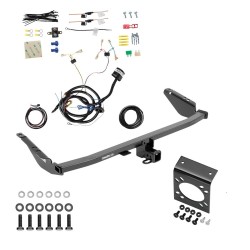 Trailer Hitch w/ 7-Way RV Wiring For 15-20 Toyota Sienna Class 3 2" Receiver Except SE 