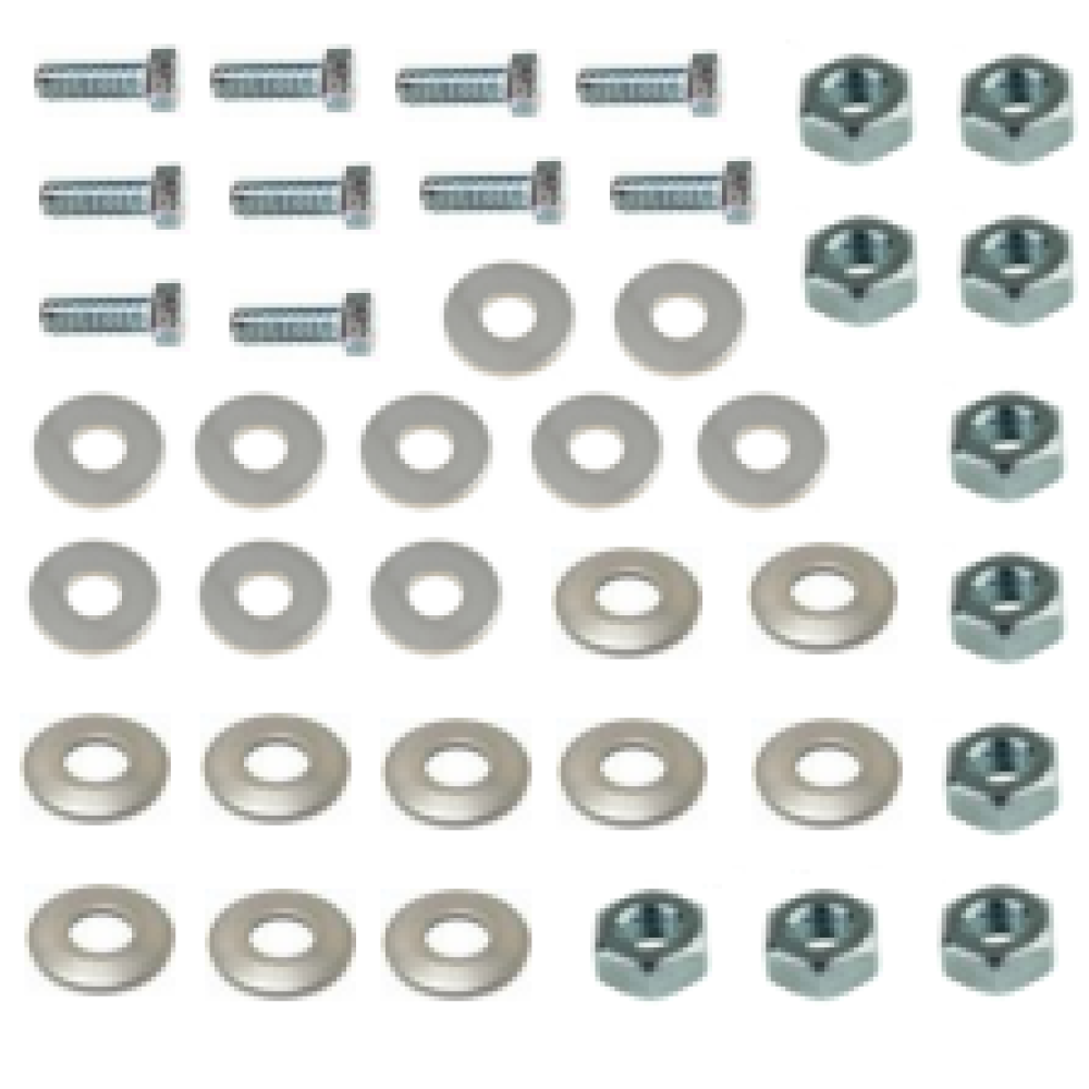 HWKIT3 Draw-Tite Hardware Kit Class 3 Trailer Hitch Trailer Tow Hitch Hardware Fastener Kit For 15-21 Mitsubishi L200 Triton w/Factory Step Bumper