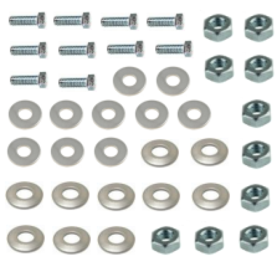 HWKIT3 Draw-Tite Hardware Kit Class 3 Trailer Hitch Trailer Tow Hitch Hardware Fastener Kit For 15-21 Mitsubishi L200 Triton w/Factory Step Bumper